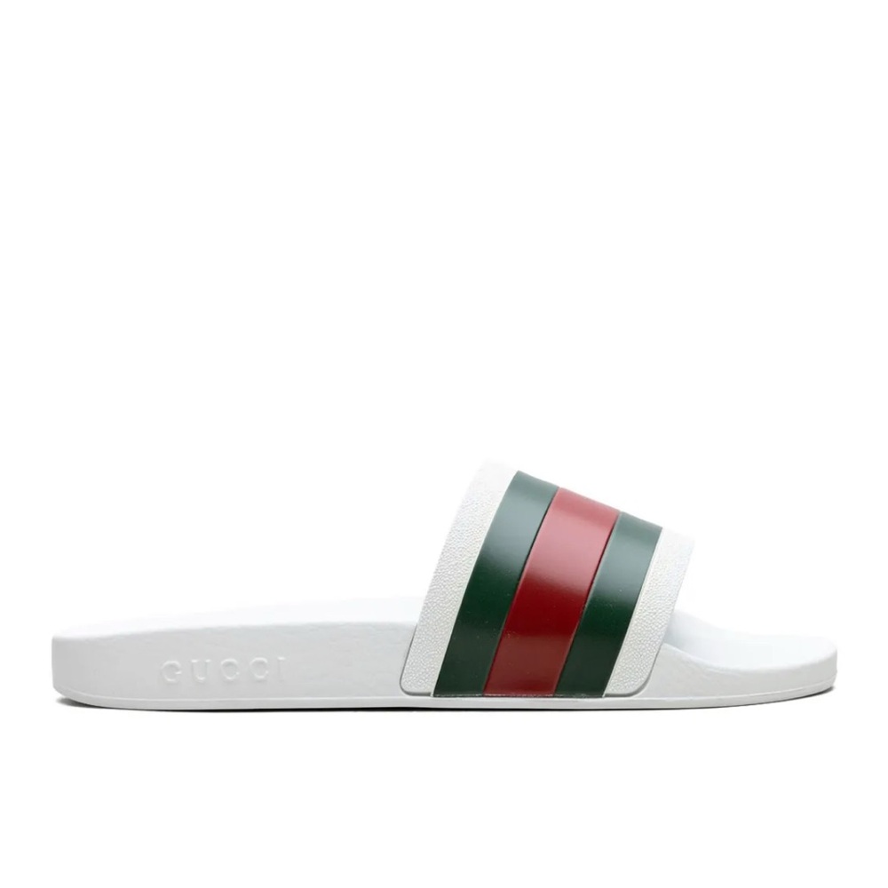 Gucci Pursuit 72 "White/Red/Green" slides